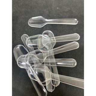 500 cái Muỗng nhựa trong 7.5cm  ăn kem, bánh...