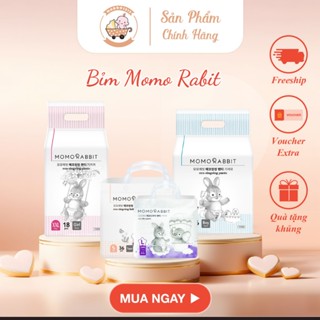 , Tã Momo Rabit nội địa Hàn Quốc size S50/M44/L40/XL36/XXL22/XXXL18