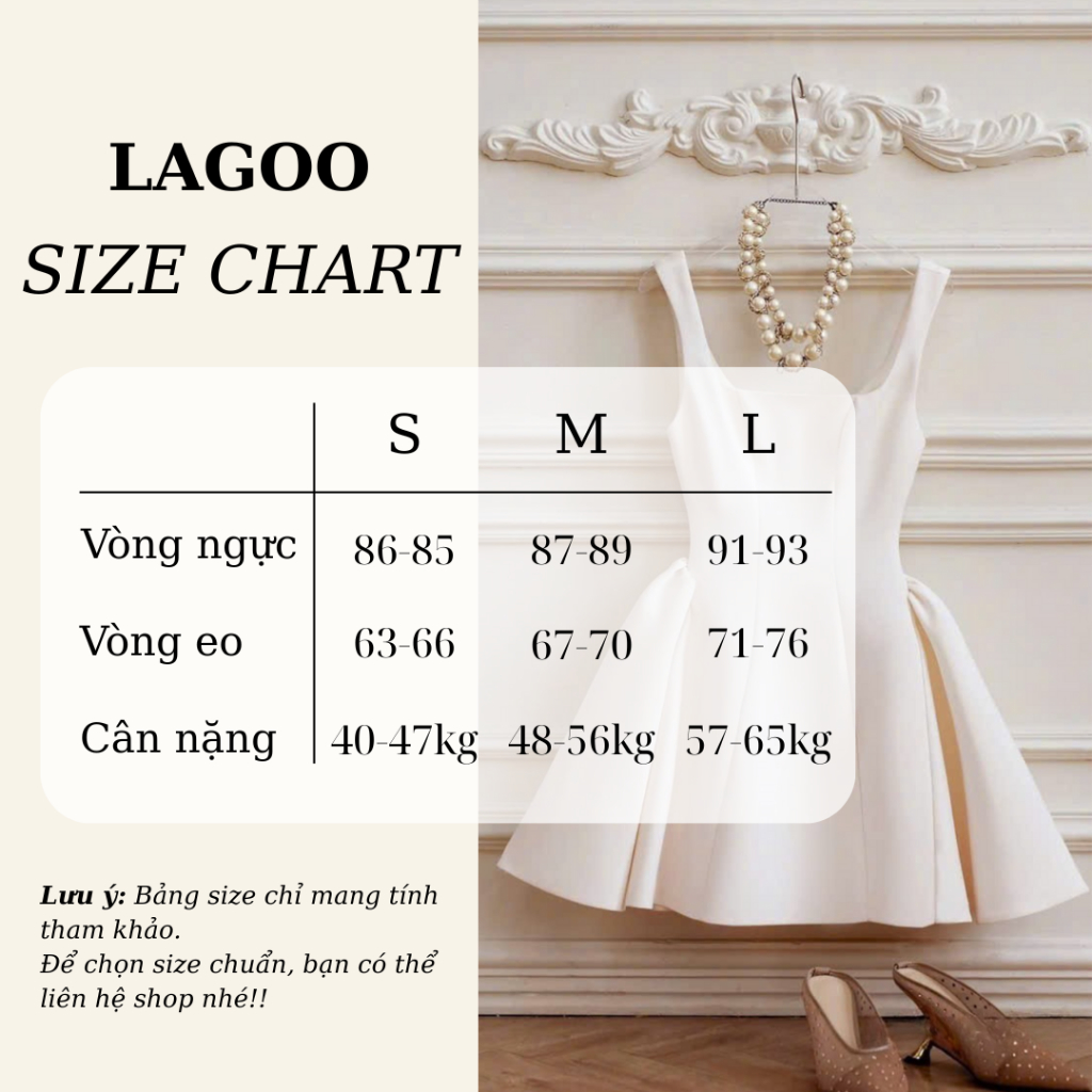 Váy thiết kế Rose dáng xòe cúp ngực vuông thời thượng tôn dáng hoàn hảo - LAGOO DESIGNS | BigBuy360 - bigbuy360.vn