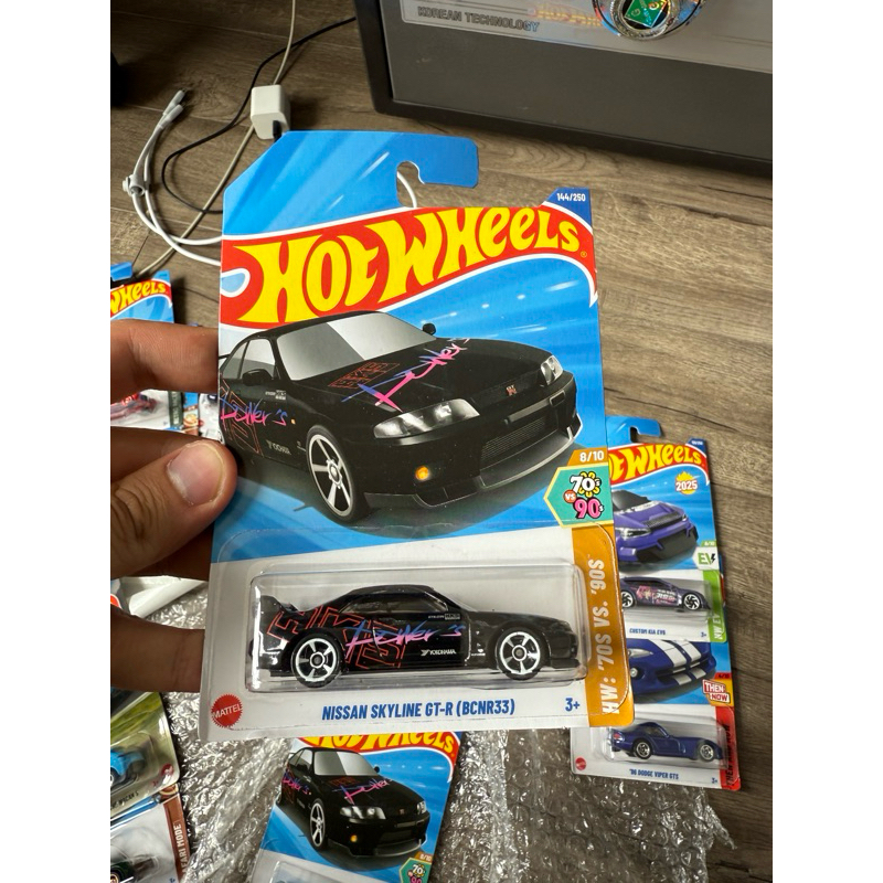Hotwheels 2025 Nissan GTR R33/ mô hình ô tô