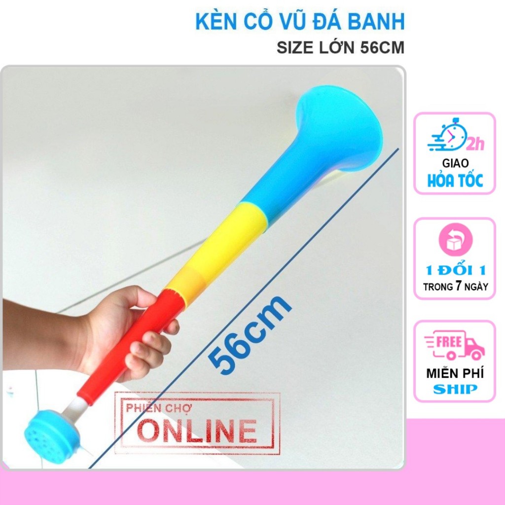 [KHO SỈ] Kèn Cổ Vũ Đá Banh, Kèn Cổ Động Loại To 56cm