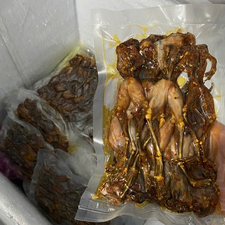 Khô ếch - Khô Cà Mau sấy - 300gam - đặc sản ếch Cà Mau