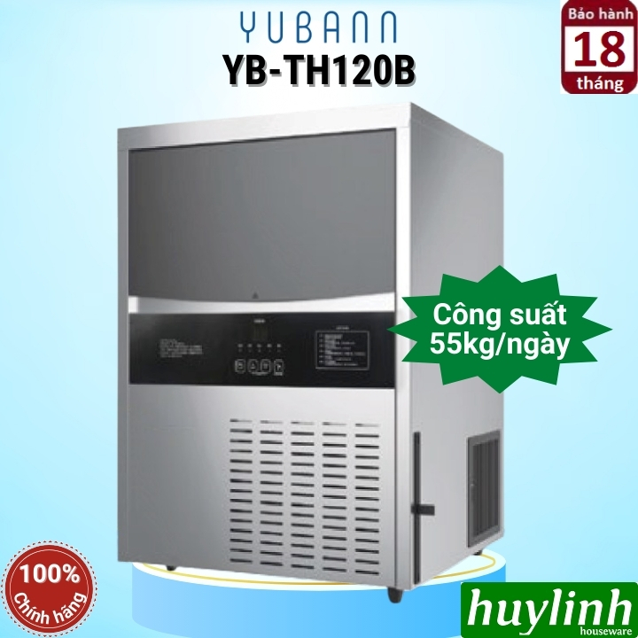 Máy làm đá viên Yubann YB-TH120B - công suất 55kg/ngày - 70 viên / lần