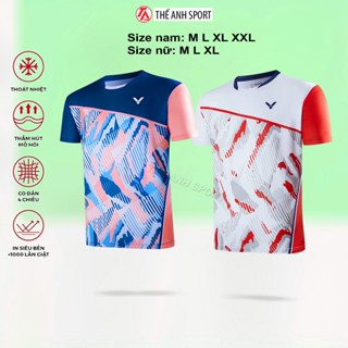 Áo Thể Thao Cầu Lông Victor – Form Chuẩn, Thoáng Khí, Hút Ẩm Tốt – Phù Hợp Cả Nam & Nữ (401)