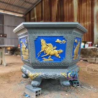  Khuôn đúc chậu cảnh abs lục giác 85 chân liền. 