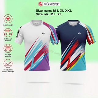Áo cầu lông Yonex, áo thể thao phù hợp tập luyện và thi đấu chất liệu co giãn 4 chiều (0291)