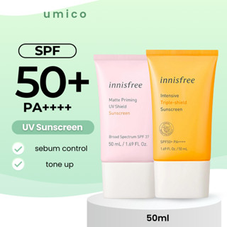 Kem Chống Nắng Innisfree Intensive Sunscreen SPF50+ PA+ 50ml Mẫu Mới