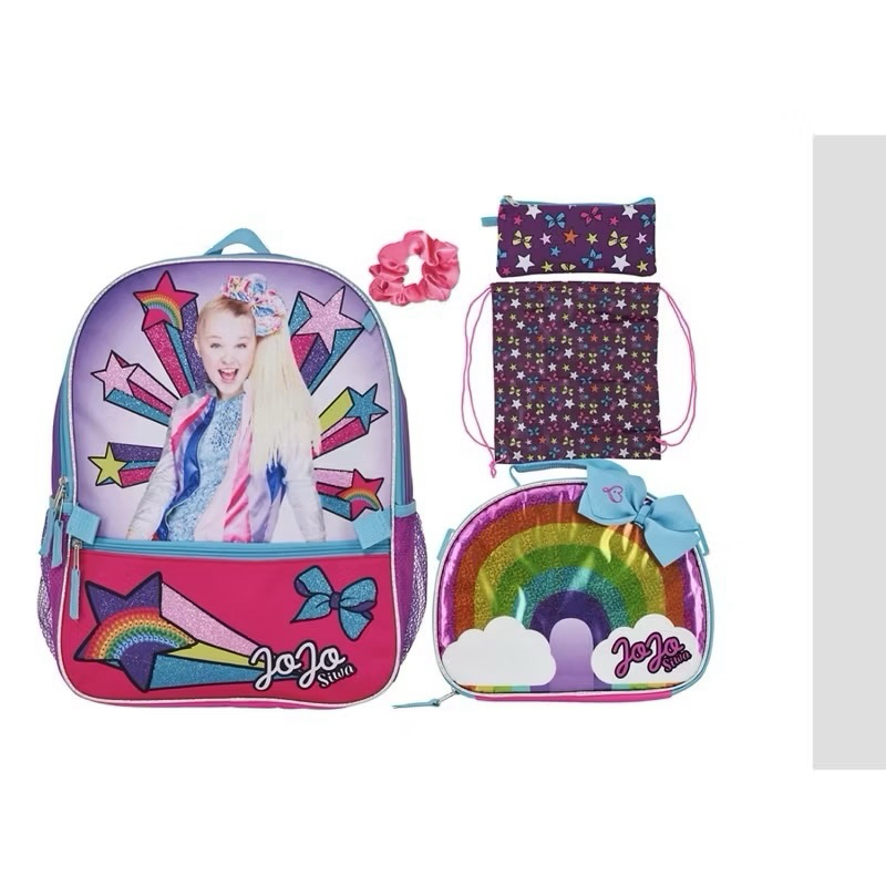 Balo sao nổi tiếng JoJo Siwa set 5 món siêu xinh cho bé gái