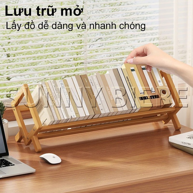 SUNNY BIERE Kệ Sách Gỗ Kệ Đa Năng Màu Sắc Cute Cho Các Bạn Sắp Xếp Gọn Gàng Góc Học Tập | BigBuy360 - bigbuy360.vn