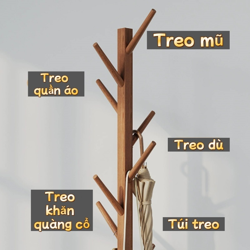【Bảo hành】Móc treo quần áo tự nhiên giá treo quần áo đặt sàn tiện lợi để treo quần áo mũ túi xách  móc treo quần áo dạng | BigBuy360 - bigbuy360.vn