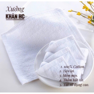 (Set 10c ) Khăn lau đa năng, khăn mặt trẻ em loại đẹp 30*30cm, 2 mặt bông