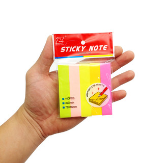 Giấy Note Dạ Quang 5 Màu (76x76mm)