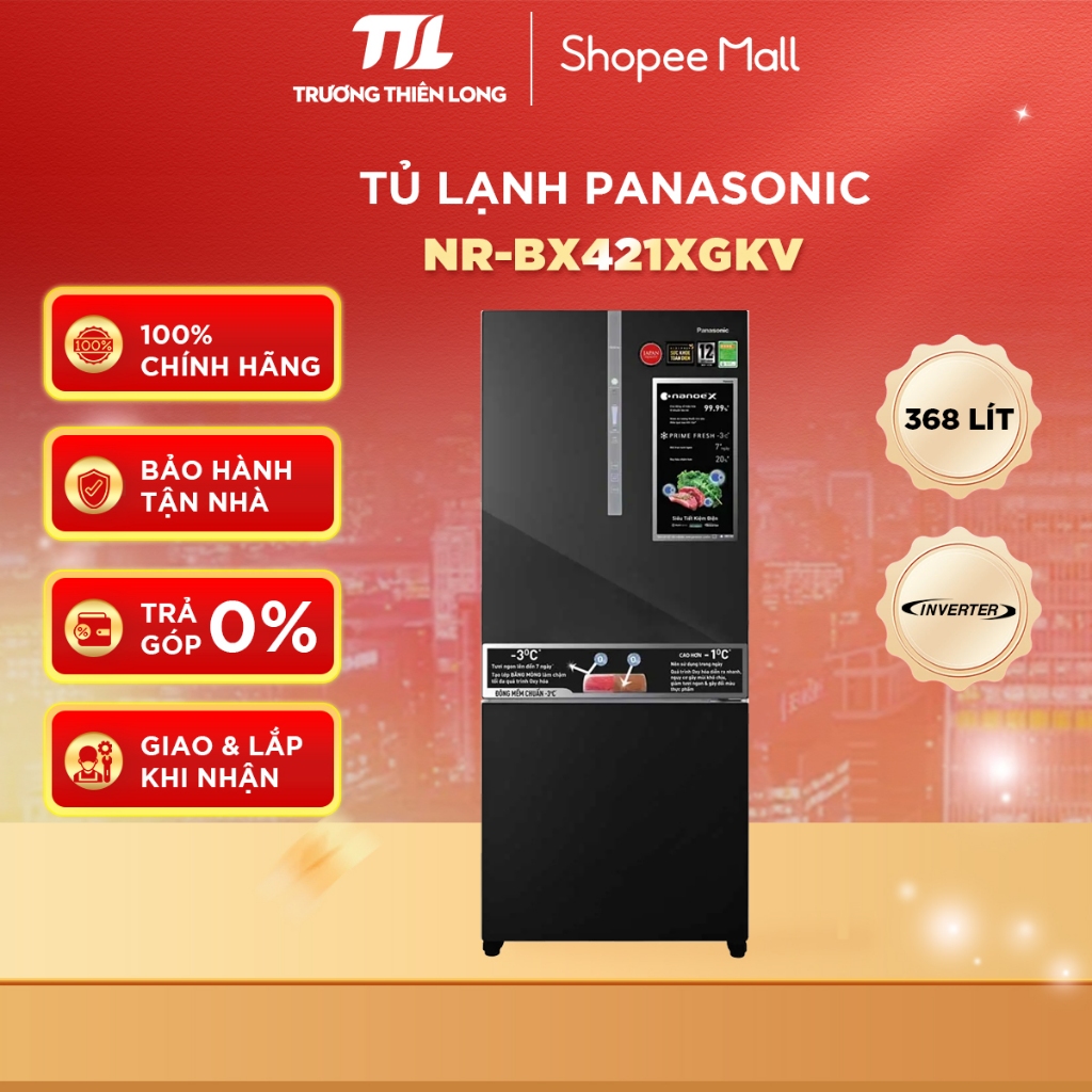 NR-BX421XGKV / NR-X561BK(VN) / NR-X561GB(VN) - Tủ Lạnh Panasonic Inverter 380 Lít / 510 Lít [FREESHI
