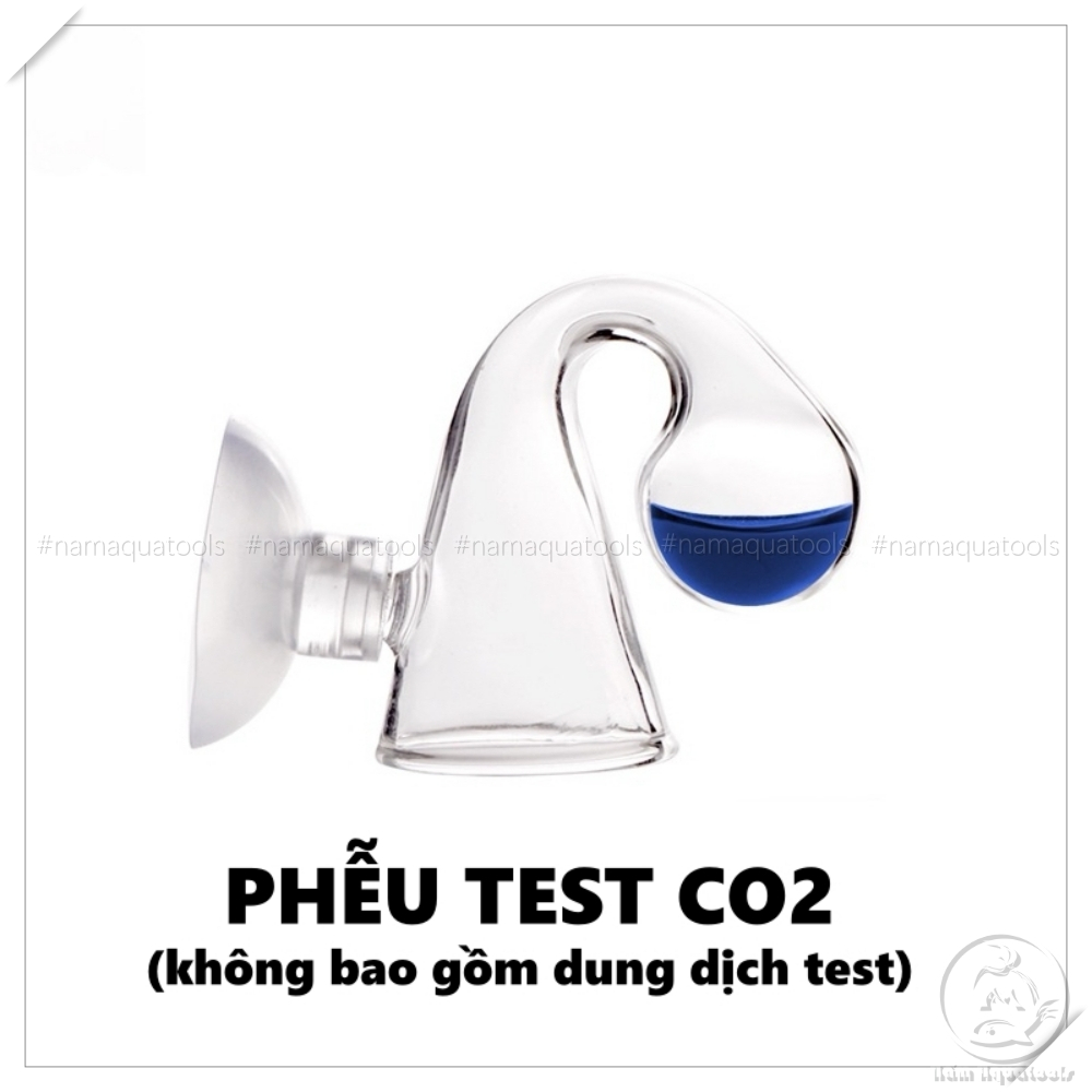 Phễu test CO₂ thủy sinh | Dụng cụ kiểm tra nồng độ CO₂ (không kèm dung dịch) – đẹp và dễ dùng