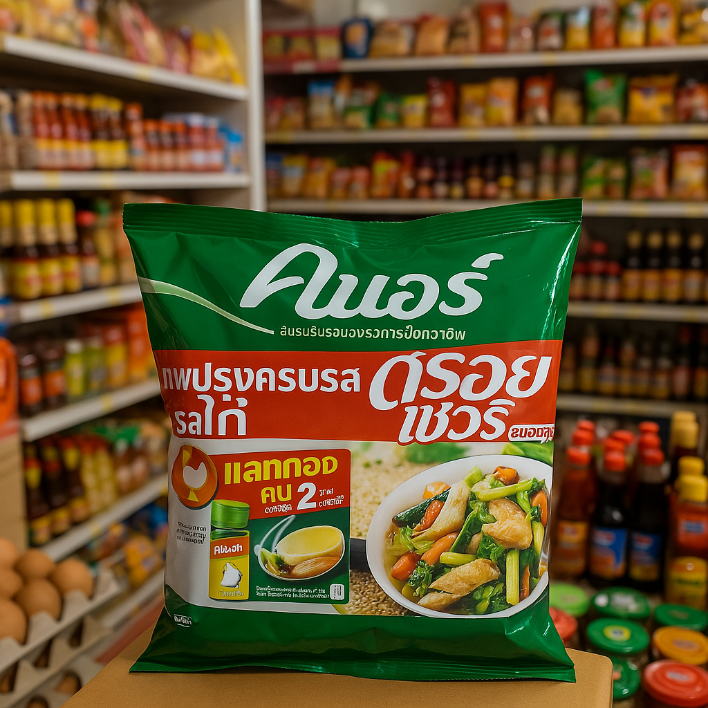 Bột nêm knorr heo , gà gói 800g siêu ngon hảo hạng của Thái lan hạt nêm vị heo là mặn , vị gà là cha