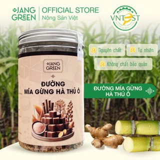 Đường mía gừng hà thủ ô Jang Green nguyên chất tự nhiên không chất bảo quản, đường mật mía gừng