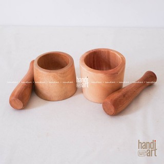 Bộ chày cối gỗ nhà bếp