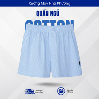 Quần Short Kẻ Sọc Mặc Ở Nhà, Quần Đùi Nam Nữ Form Rộng Mặc Thoáng Mát Hottrend QZG05