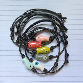   ĐỌC MÔ TẢ  Vòng Tay Cá Gốm Mắt Quỷ Vòng Tay Con Cá Gốm 🔮- Made by cotnhabanvong 