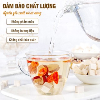 Bạch phục linh 500g, bạch linh phiến, trắng, khô, sạch - Lãn Ông