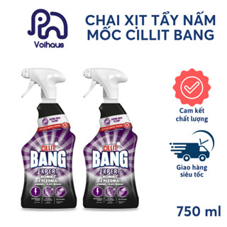 [MẪU MỚI 2025] CHAI XỊT TẨY VI KHUẨN NẤM MỐC ĐA NĂNG CILLIT BANG - CHAI 750ML