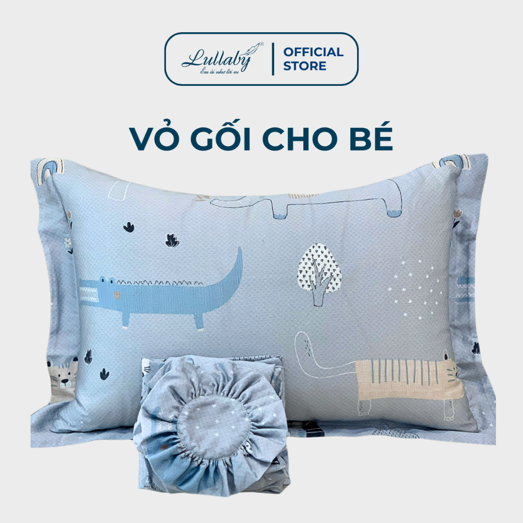 Vỏ gối nằm cho bé Lullaby cotton, tencel, modal 27x40 35x50