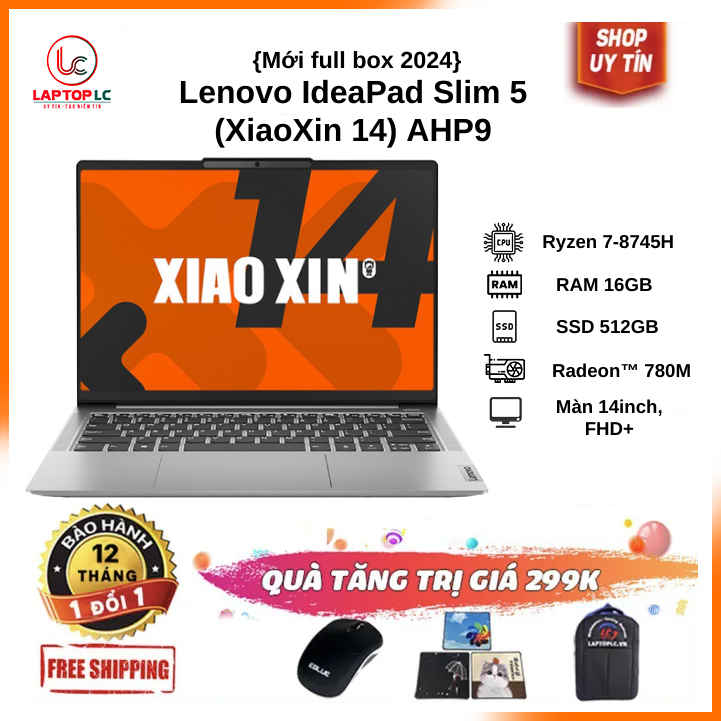 Lenovo IdeaPad Slim 3/5 (XiaoXin 14)  AHP9/AHP10 {Ryzen R7-8745H/16G/ SSD 512GB/ VGA 780M/ 14Inch, F