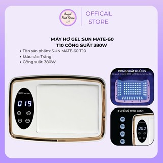 [HỎA TỐC] Máy Hơ Gel SUN MATE-60 T10 - Công Suất 380W, 90 Bóng LED/UV Chính Hãng, Bảo Hành 6 Tháng