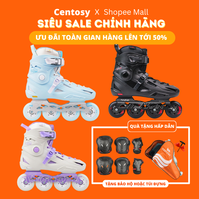  Giày Patin Người Lớn Cao Cấp  Centosy  Flying Eagle FBS Avian - Phanh An Toàn Bánh Chất Lượng 