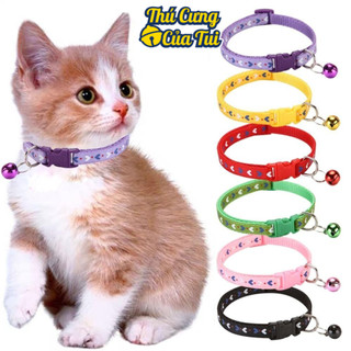 Vòng Cổ Hoạ Tiết Trái Tim Kèm Chuông Lục Lạc Dành Cho Thú Cưng - Thú Cưng Của Tui