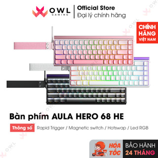 Bàn phím Rapid Trigger AULA HERO 68 HE (Hàng chính hãng)
