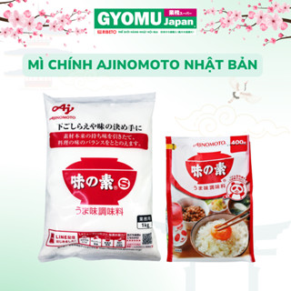 Mì Chính Ajinomoto 400g ăn trực tiếp / Bột ngọt AJINOMOTO gói 1kg - Nhật Bản - Gyomu Japan