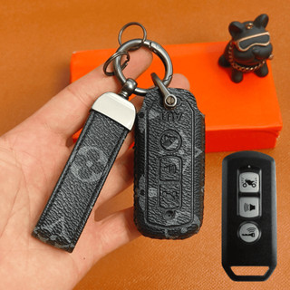 Bọc chìa khoá smartkey SH 125,150,SH Mode,Bao da smartkey SH,Bao da chìa khóa xe Honda SH,PCX 3 NÚT BẤM ( SHK Móc D)