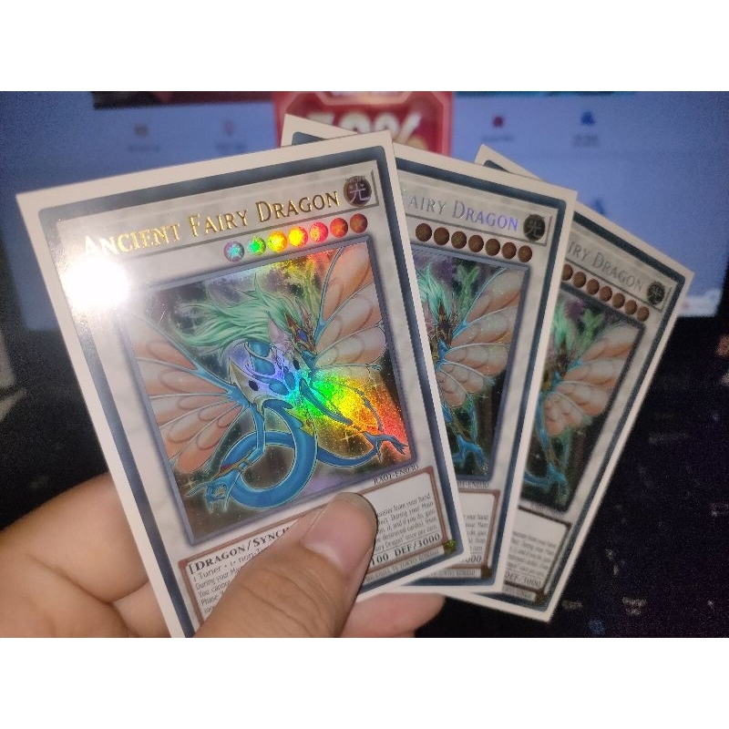 Thẻ Bài Yugioh - Ancient Fairy Dragon RA01-EN030 (UK)