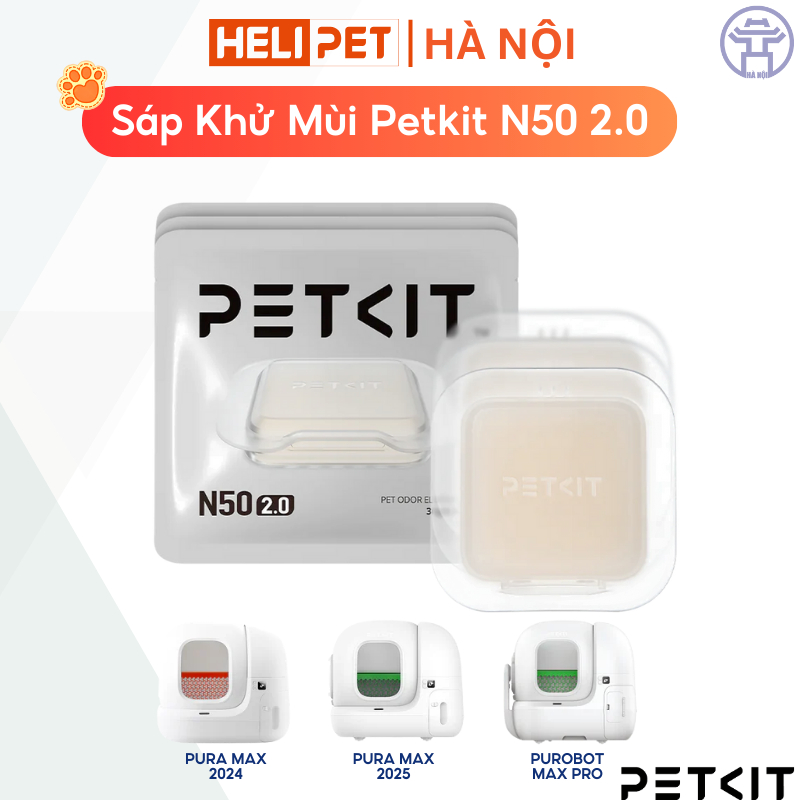 [BẢN MỚI] Sáp khử mùi PETKIT N50 2.0 Dùng Cho Máy Dọn Phân Mèo Tự Động Pura Max và Purobot Max Pro
