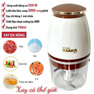  Máy Xay OSAKA JAPAN FP126-P Dung Tích 700ml - Máy Xay Đa Năng Xay Sinh Tố Xay Thịt Xay Đá Xay Cả Thế Giới 