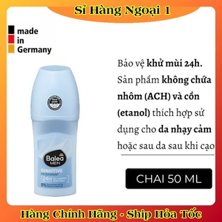 [Hàng nội địa Đức] Lăn khử mùi Balea men của Đức