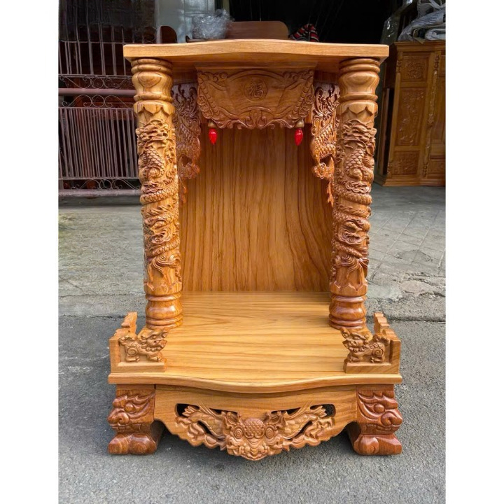 Bàn thờ thần tài ông địa gỗ gõ đỏ, bàn thờ ông địa , bàn thờ gỗ