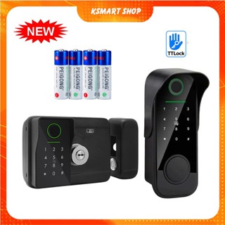 Khóa Cổng Vân Tay 2 Mặt Dùng App TTlock Tiếng Việt