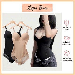 BodySuit Định Hình Cơ Thể Bó Sát, Định Hình Vòng 1 Hỗ Trợ Gom Bụng Đệm Mút Mỏng Có Gọng Áo Liền Quần Dành Cho Nữ S01