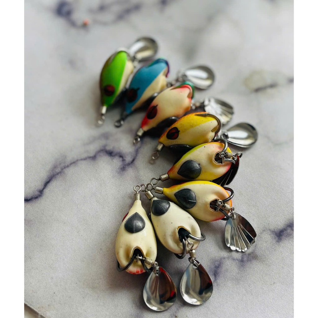 Nhái hơi F35 (ko chì thân) Lưỡi Gamakatsu độ hở lưỡi 100% nặng 8g chống vướng tốt