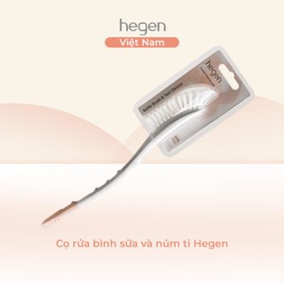  Cọ rửa bình sữa và núm ti Hegen đầu cọ mềm dễ làm sạch an toàn cho mẹ và bé 