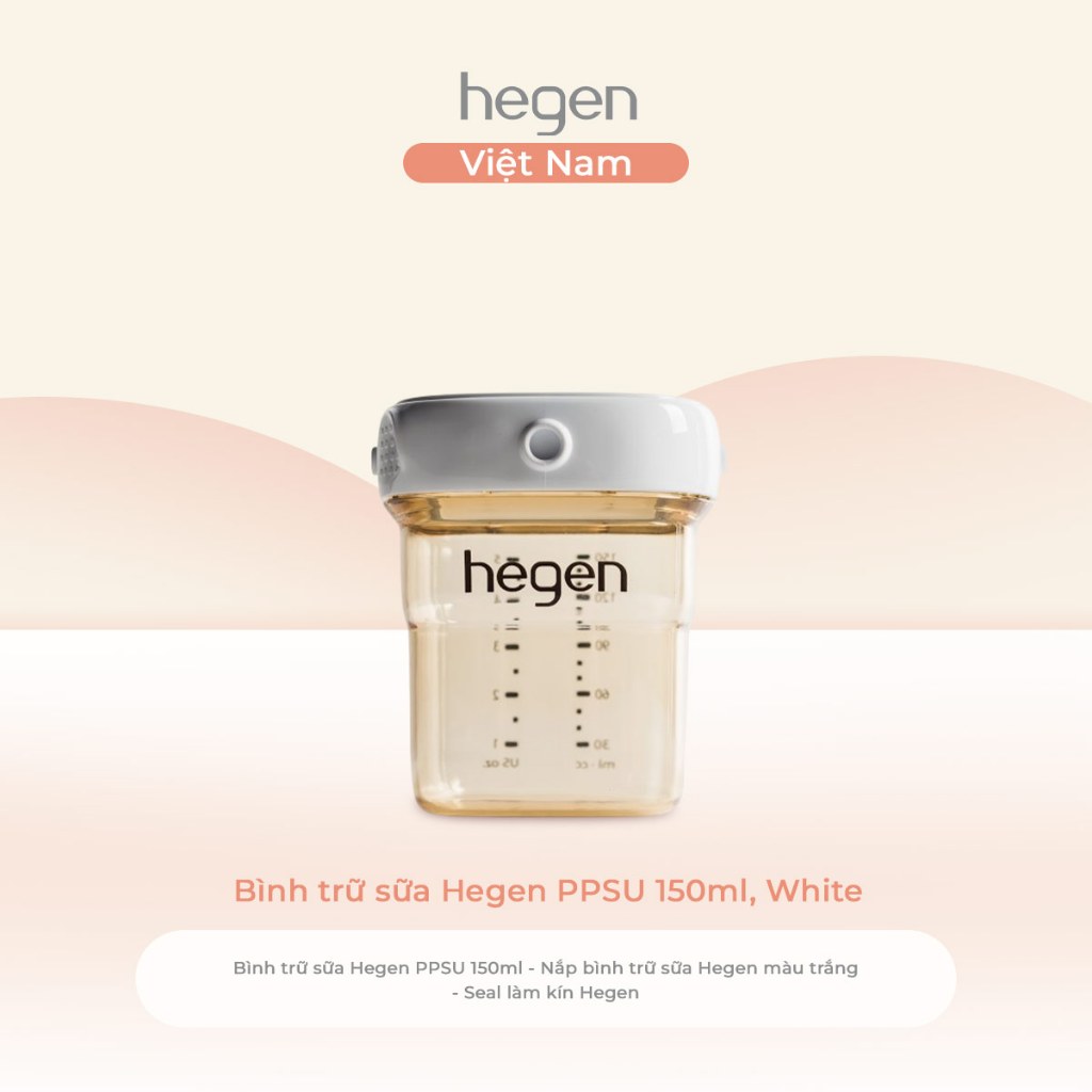  Bình trữ sữa Hegen PPSU dung tích 60ml 150ml 240ml – bộ 1 2 4 6 bình tiện lợi 