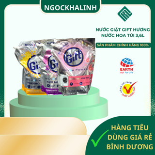 Nước giặt GIFT Nano bạc Khử mùi túi 3.6kg