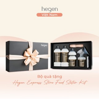 Bộ quà tặng Hegen Express Store Feed Stater Kit cho bé 0–6 tháng, dụng cụ chăm sóc bé 0-6 tháng