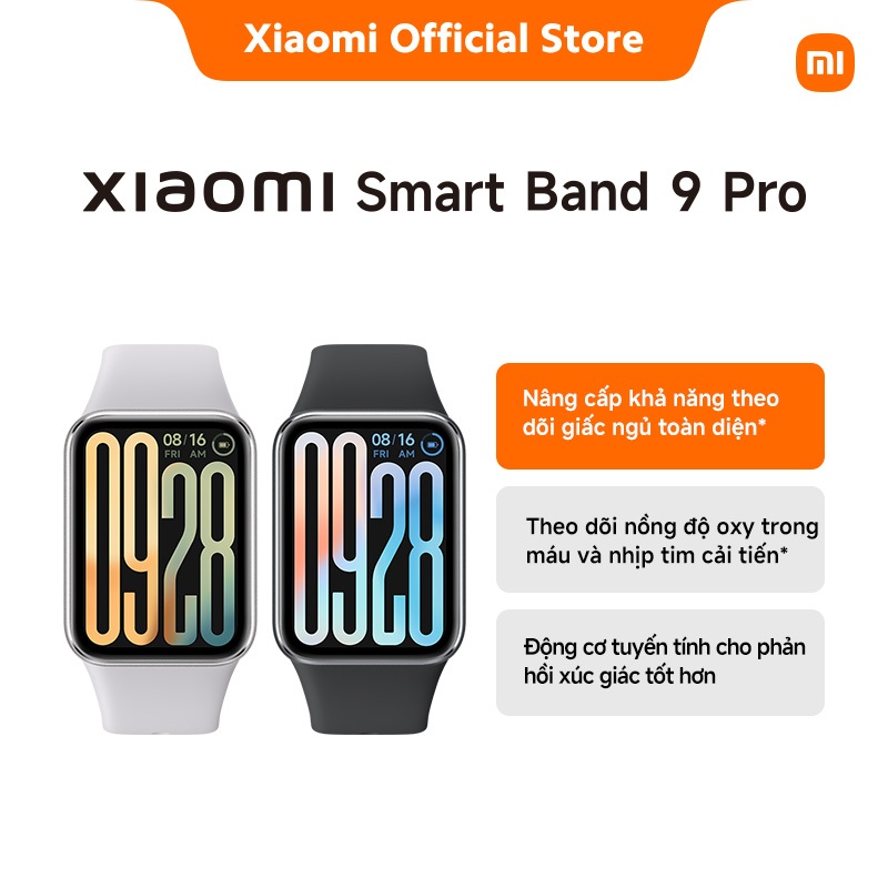 Vòng đeo tay thông minh Xiaomi Smart Band 9 Pro | Nâng cấp khả năng theo dõi giấc ngủ toàn diện* | Theo dõi nồng độ oxy | BigBuy360 - bigbuy360.vn
