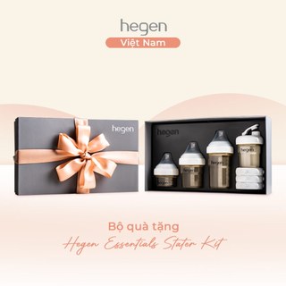  Bộ quà tặng Hegen Essentials Starter Kit – 3 bình sữa PPSU núm ti chống sặc cho bé 