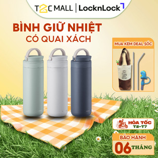  Bình giữ nhiệt LocknLock Chính Hãng Cao Cấp To 475ML Có Quai Xách Thể Thao Đẹp LHC4274 T2C Mall 