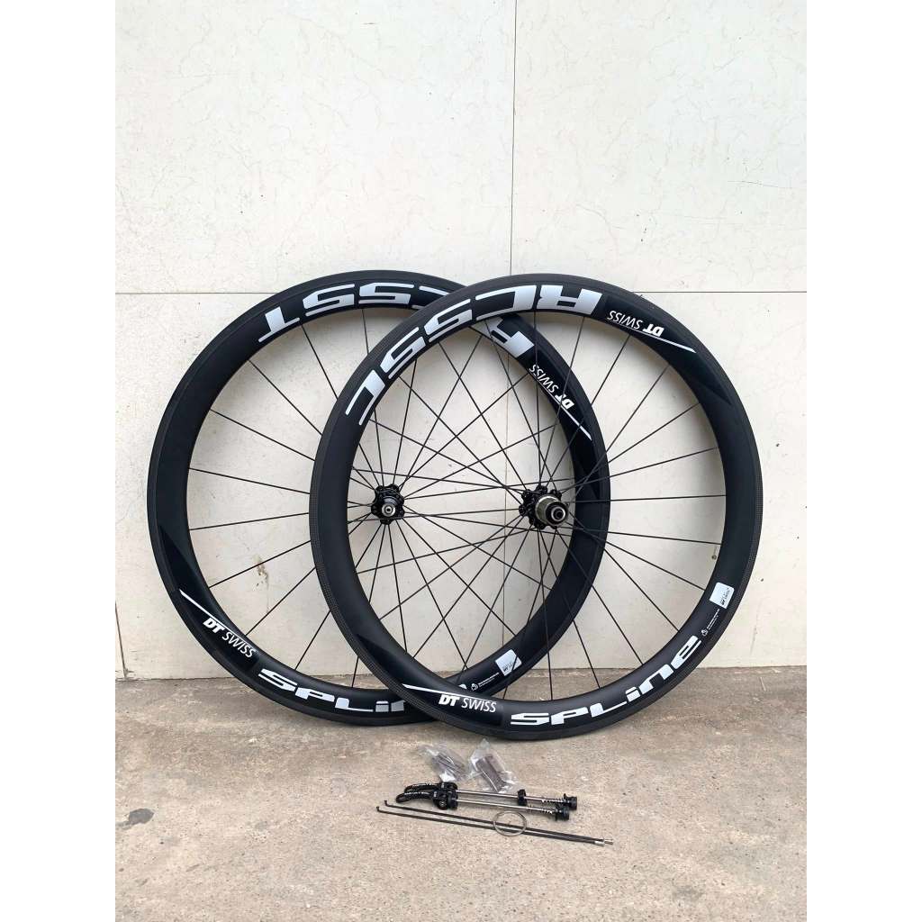 Vành Road carbon DT swiss spline tubular lốp dán