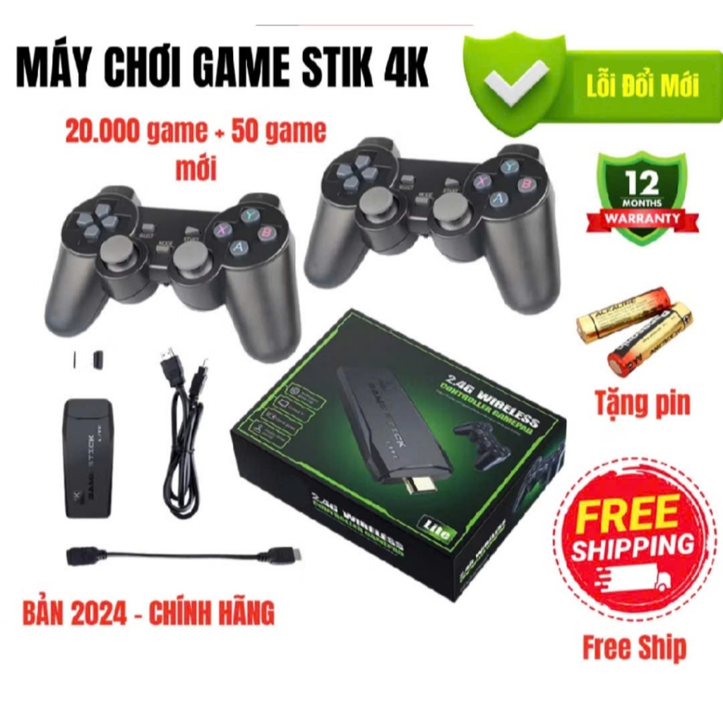 Máy Chơi Game Stick Xanh 64G